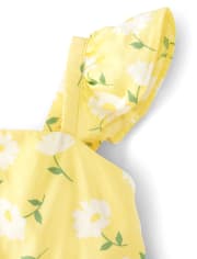 Robe fleurie pour filles - Marguerites ensoleillées