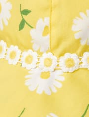 Sombrero de Pescador con Flores para Niñas - Sunny Daisies