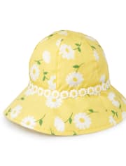 Sombrero de Pescador con Flores para Niñas - Sunny Daisies