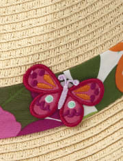 Fedora papillon pour filles - Safari d'été