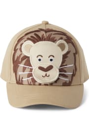 Boys Peek-A-Boo Lion Hat - Summer Safari