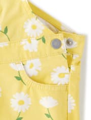 Pantalones cortos florales niñas - Sunny Daisies