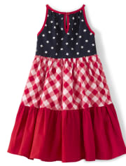 Girls Tiered Dress - American Cutie