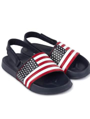 Boys Flag Slides - American Cutie
