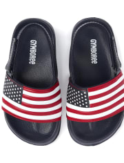 Boys Flag Slides - American Cutie