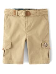 Shorts cargo con cinturón para niños - Summer Safari