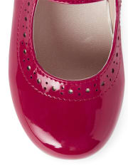 Girls Ballet Flats - Candy Apple