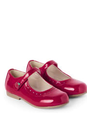 Girls Ballet Flats - Candy Apple