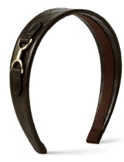 Girls Quilted Headband - Pony Club