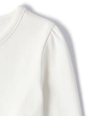 Girls Embroidered Flower Top - Harvest