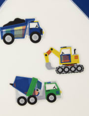 Camiseta de camiones Peek-A-Boo para niños - Demolition Dude