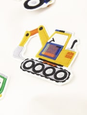 Camiseta de camiones Peek-A-Boo para niños - Demolition Dude