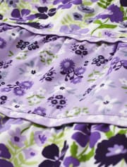 Top violeta a capas para niñas - Whooo's Cute