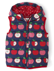 Girls Apple Vest - Candy Apple