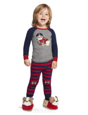 Pijama de 2 piezas de algodón Preppy Puppy para niños - Gymmies