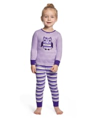 Pijama de dos piezas de algodón para niñas Whooo's - Gymmies