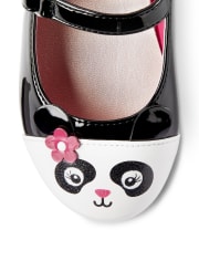 Girls Panda Ballet Flats - Panda Party