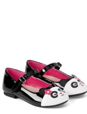 Girls Panda Ballet Flats - Panda Party