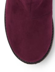 Girls Glitter Heart Booties - Winter Wonderland