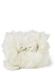 Girls Faux Fur Muff Bag - Picture Perfect