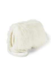 Girls Faux Fur Muff Bag - Picture Perfect