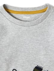 Boys Skiing Polar Bear Top - Aspen Lodge