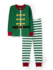 Kids Elf Cotton 2-Piece Pajamas - Gymmies