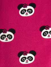 Girls Panda Print Knit Leggings Panda Party ROSIE POSIE Gymboree CA