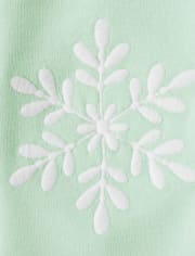 Girls Snowflake Leggings - Snow Princess