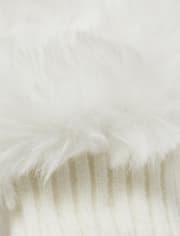 Manoplas de piel sintética para niñas - Snow Princess