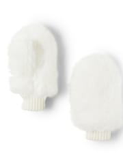 Manoplas de piel sintética para niñas - Snow Princess
