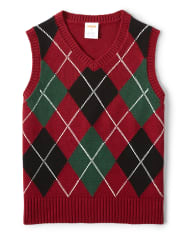 boys argyle vest