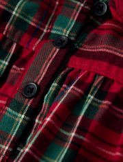 Girls Matching Family Plaid Flannel Nightgown - Gymmies