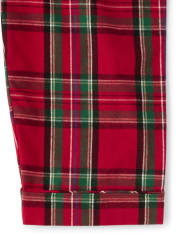 Unisex Adult Matching Family Plaid Flannel 2-Piece Pajamas  Gymmies