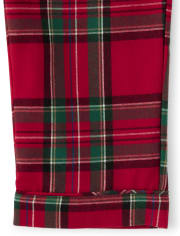 Unisex Girls And Boys Matching Family Plaid Flannel 2-Piece Pajamas - Gymmies