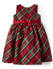 Girls Tartan Plaid Dress - Picture Perfect