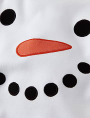 Unisex Girls And Boys Matching Family Snowman Cotton 2-Piece Pajamas - Gymmies