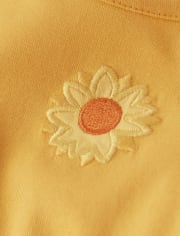 Girls Embroidered Sunflower Dress - Every Day Play