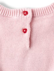 Suéter Peplum Corazón Niñas - Valentine Cutie