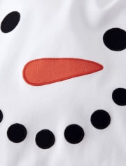 Unisex Adult Matching Family Snowman Cotton 2-Piece Pajamas - Gymmies