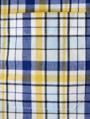 Chemise boutonnée à carreaux pour garçons - Lil Champ