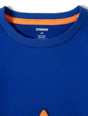 Kids Embroidered Rocket Ship Top - Future Astronaut