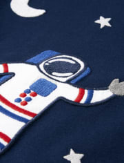 Kids Embroidered Astronaut Top - Future Astronaut