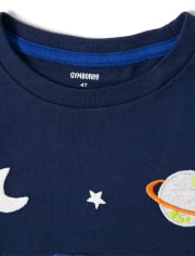 Kids Embroidered Astronaut Top - Future Astronaut