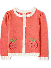 Girls peach cardigan shop