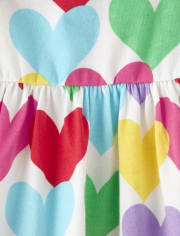 Robe à volants en forme de cœur pour filles - Sunshine Time