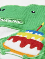 Boys Embroidered Dino Top - Birthday Boutique