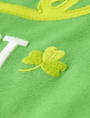 Haut brodé Lucky 2 en 1 pour garçons - Petit Leprechaun