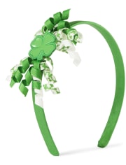 Girls Shamrock Headband - Little Leprechaun
