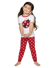 Pijama de 2 piezas de algodón Little Ladybug para niñas - Gymmies